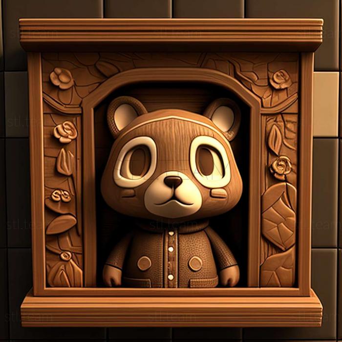 3D модель Том Нук з Animal Crossing (STL)